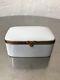 Limoges White Porcelain Jewelry Box, France C. 1930