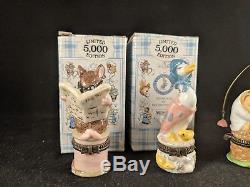LOT OF 7 FW&Co. Beatrix Potter Peter Rabbit Trinket Boxes