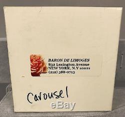 La Gloriette Limoges Trinket Box Carousel Kiddie Ride Original Box 378