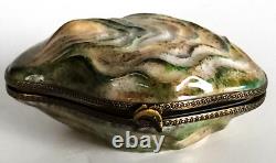 Large Oyster with Pearl Inside Limoges Box (Beauchamp)