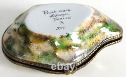 Large Oyster with Pearl Inside Limoges Box (Beauchamp)