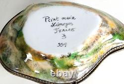 Large Oyster with Pearl Inside Limoges Box (Beauchamp)