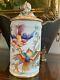 Le Tallec Apothecary Jar 1958 Signed Les Oiseaux Patern Painted Biscuit Limoges