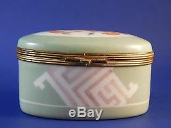 Le Tallec France Tiffany & Co. Private Stock Trinket Box Green-Floral-Art Deco