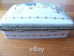 Le Tallec Limoges Cirque Chinois Hand Painted 1957 Large 5x3.3x2 Rectangular