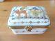 Le Tallec Limoges Cirque Chinois Hand Painted 1977 Trinket Box 2 Very Rare