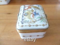 Le Tallec Limoges Cirque Chinois Hand Painted 1977 Trinket Box 2 VERY RARE
