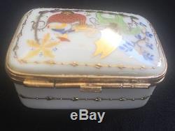 Le Tallec Limoges Cirque Chinois Hand Painted Trinket Box 2