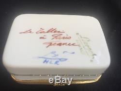 Le Tallec Limoges Cirque Chinois Hand Painted Trinket Box 2