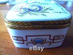 Le Tallec Limoges Cirque Chinois Variation Hand Painted 1953 Trinket Box