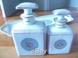 Le Tallec Limoges Vanity Tray Perfume Bottles Powder Box Bonwit Teller 1956