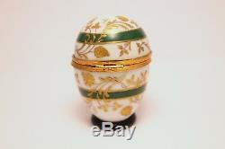 Le Tallec Tiffany Company Paris France Porcelain Egg Painted French Limoges Box