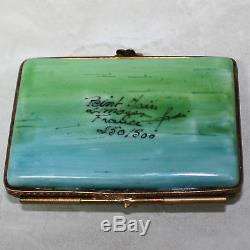 Limgoes France Trinket Box Peint Main Monet Les Coquelicots d'Argenteuil 250/700