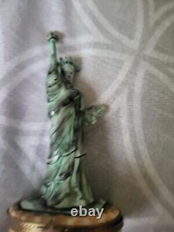 Limited Numbered Limoges France Peint Main Statue Of Liberty Trinket Box