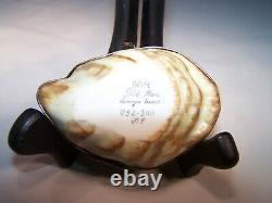 Limoge Oyster Shell Trinket Box with Mermaid Inside