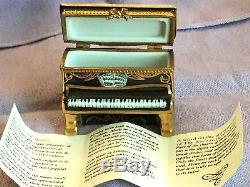 Limoge Piano trinket box Rochard collection