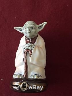 Limoge Rochard Yoda Star Wars Hand Painted Trinket Box