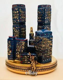 Limoges 9/11 NYC Twin Towers Trinket Box