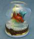 Limoges Aquarium Trinket Box Fish In Glass Bowl Pv Peint Main France