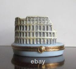 Limoges Artoria Colosseum Rome, Italy Porcelain Enamel Trinket Box #29 of 1000