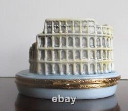 Limoges Artoria Colosseum Rome, Italy Porcelain Enamel Trinket Box #29 of 1000