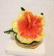 Limoges Artoria Flower Trinket Box Hawaiian Hibiscus Made In France Numbered