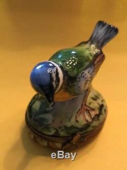 Limoges Box Bird Peint Main France