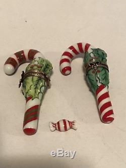 Limoges Box Candy Canes