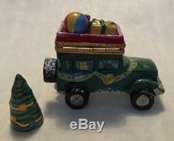 Limoges Box Holiday Delivery Truck With Tree