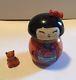 Limoges Box Kokeshi With Kitty