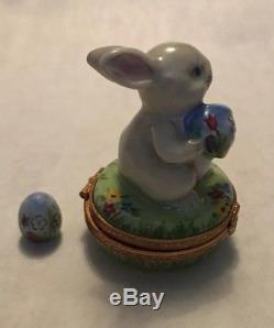 Limoges Box Peter Rabbit With Egg