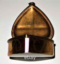 Limoges Box Rochard Gold Heart & Candy & Bow With Love Mother's Day