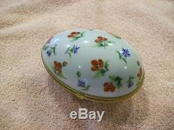 Limoges Box Tiffany & Co. Private Stock Le Tallec Floral Egg Hand Painted