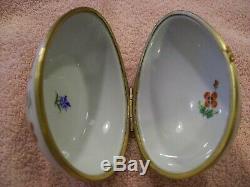 Limoges Box Tiffany & Co. Private Stock Le Tallec Floral Egg Hand Painted