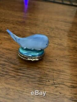 Limoges Box Whale Moby Dick Peint Main France RARE New