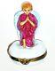 Limoges Boxchristmas Angel Christopher Radko Goodnight Prayer Peint Main Mib