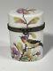 Limoges Case Porcelain Vtg Hand Painted Le Chambrelain Box Trinket Birds Signed