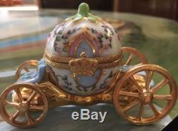 Limoges Cinderella Carriage With Slipper, Signed