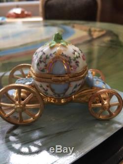 Limoges Cinderella Carriage With Slipper, Signed