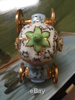 Limoges Cinderella Carriage With Slipper, Signed