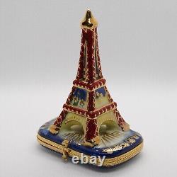 Limoges Eiffel Tower Box Paris Celebrates Chinese New Year Dragon Lion Dance