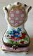 Limoges Floral Chair Porcelain Trinket Hinged Box France Peint Main
