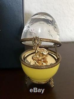 Limoges Faberge Imperial Egg Rabbit Certificate/Numbered