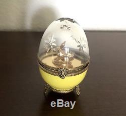 Limoges Faberge Imperial Egg Rabbit Certificate/Numbered