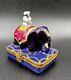 Limoges Faberge Royal Indian Elephant Porcelain Trinket Box Missing Staff