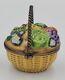 Limoges France 3d Vegetable Basket Large Trinket Pill Box Gr