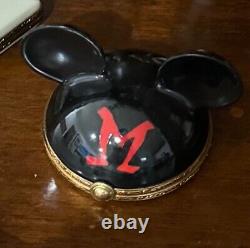 Limoges France Box Artoria Mickey Mouse Ears Disney