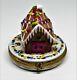 Limoges France Box- Christmas Artoria Gingerbread House & Squirrel Le 3265