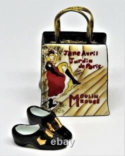 Limoges France Box Moulin Rouge Purse & Shoes Toulouse-lautrec Paris Le