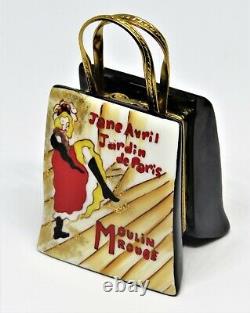 Limoges France Box Moulin Rouge Purse & Shoes Toulouse-lautrec Paris Le